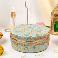 Seher Brocade Ladoo Box Small - Image 2