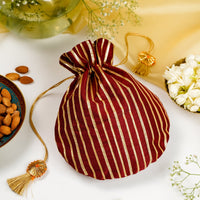 Saaj Silk & Gota Work Potli - Image 1