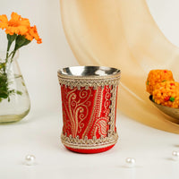 Sindoori Brocade Glass - Image 1