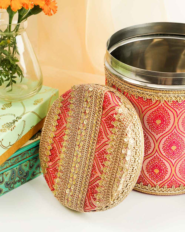 Gulaabi Ladoo/Bhaji Box image 1