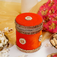 Orange Small Velvet Box - Image 2