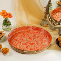 Sunehri Shagun Thaal with Cover - Image 1