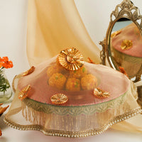 Raani Pink Meenakari Shagun Thaal - Image 2