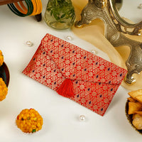 Sindoori Brocade Shagun Envelope - Image 1