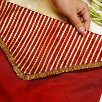Saaj Silk, Full Gota work with Gold trims, Trousseau Bag - Image 2