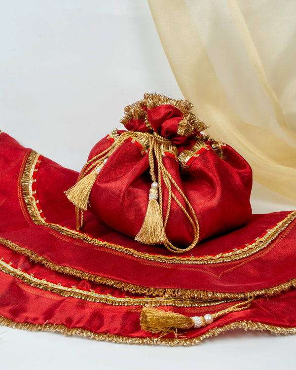 Sindoori Organza Lap Cover image 1