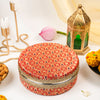 Sindoori Brocade Ladoo Box Small - Image 2