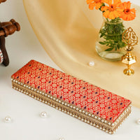 Sindoori Brocade Chain Box - Image 1