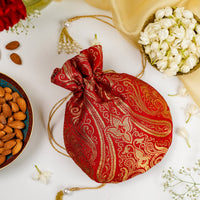 Sindoori Brocade Potli - Image 1