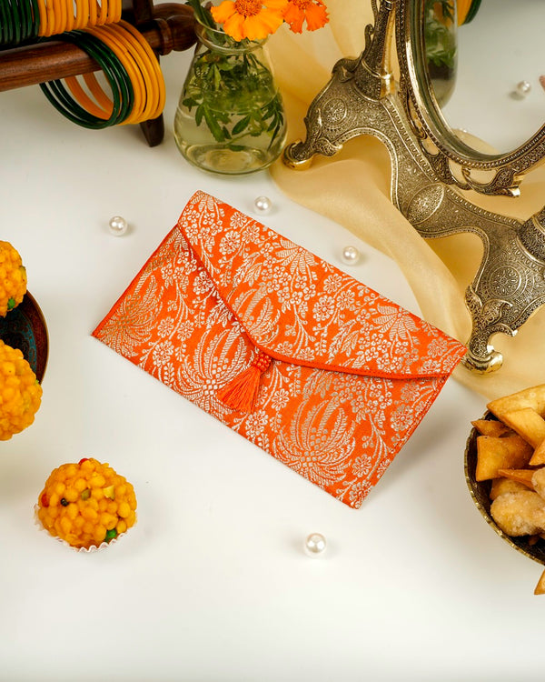 Sunehri Brocade Shagun Envelope image 0