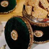 Green Small Velvet Box - Image 2