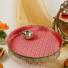 Raani Pink Meenakari Tikka Thaal - Image 1