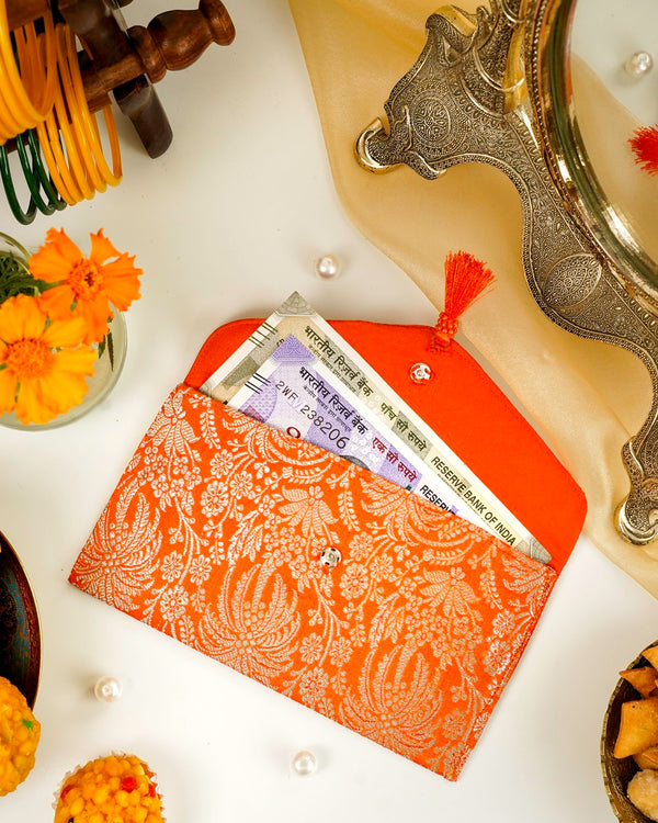 Sunehri Brocade Shagun Envelope image 1