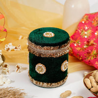 Green Small Velvet Box - Image 3