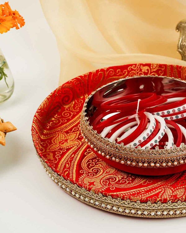Sindoori Brocade Chura Bowl image 1