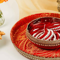 Sindoori Brocade Chura Bowl - Image 2