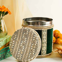 Baagh Velvet Ladoo/Bhaji Box - Image 4