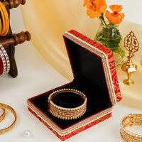 Sindoori Paisley Brocade Kada Box - Image 2