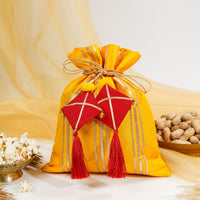 Yellow Gota Potli with Kites - Image 1