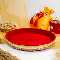 Red Velvet Thaal - Image 4