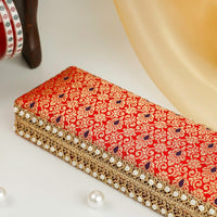 Sindoori Brocade Chain Box - Image 3
