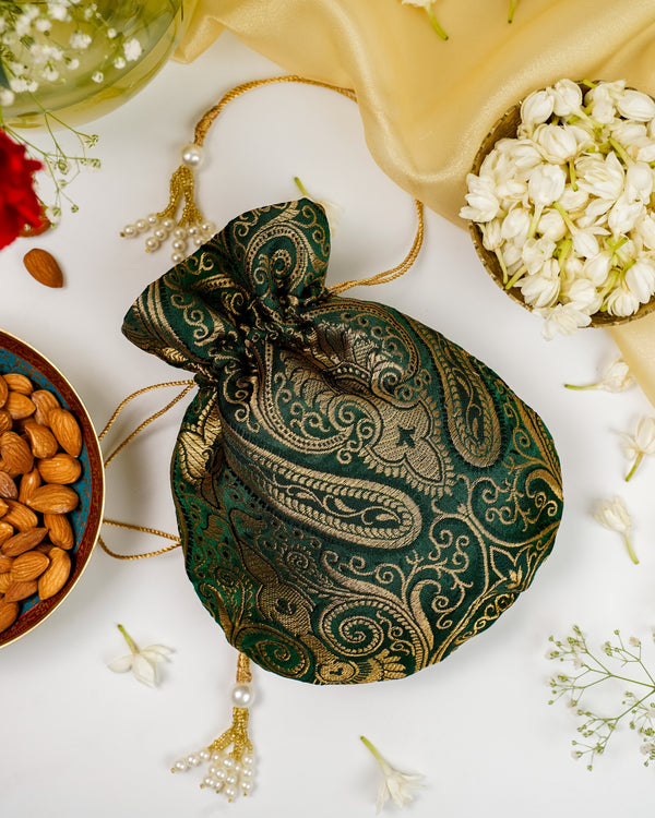 Baagh Brocade Potli