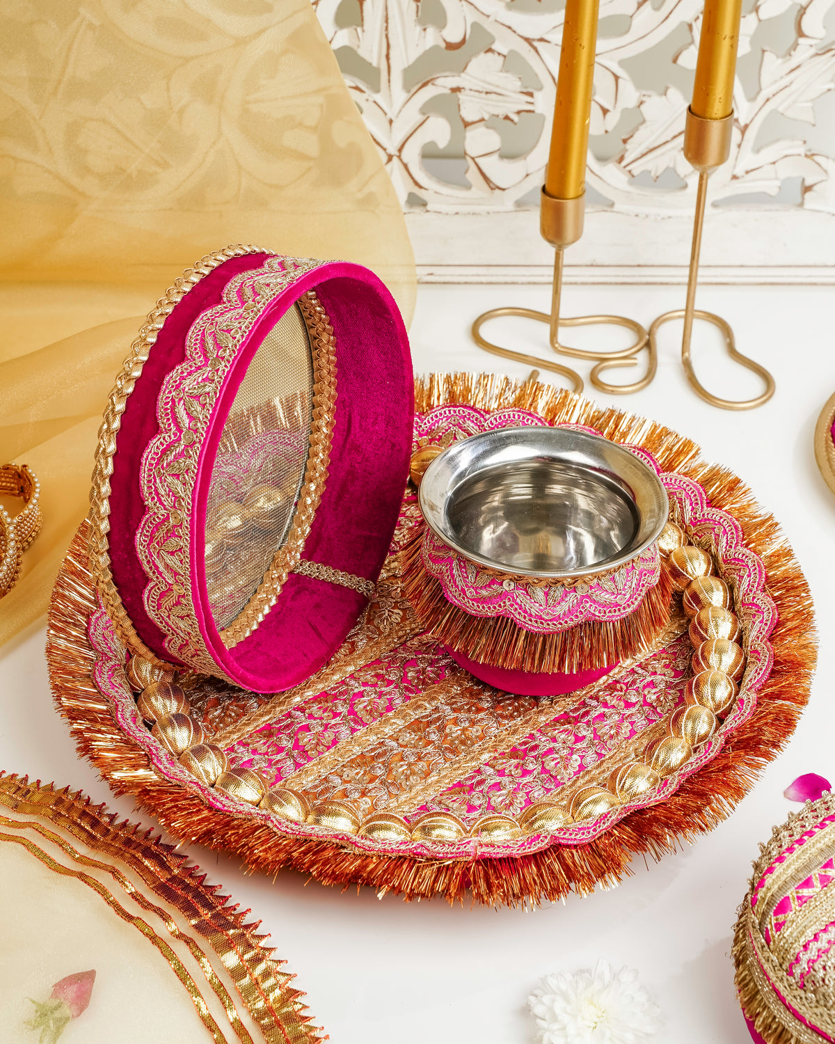 Anarkali Karwa Chauth Set
