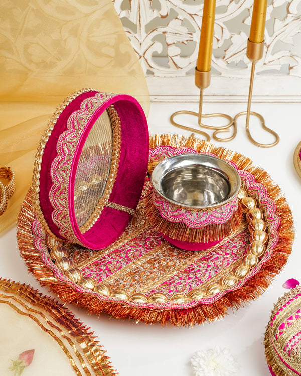 Anarkali Karwa Chauth Set