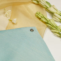 Seher Silk, Grid Gota work Trousseau Bag - Image 2