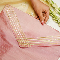 Bahaar Silk, Grid Gota work, Trousseau Bag - Image 2