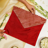 Saaj Silk, Full Gota work, Trousseau Bag - Image 1