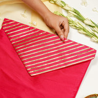 Gulzaar Silk, Full Gota work, Trousseau Bag - Image 3