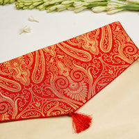 Sindoori Brocade Silk & Organza Trousseau Bag - Image 2