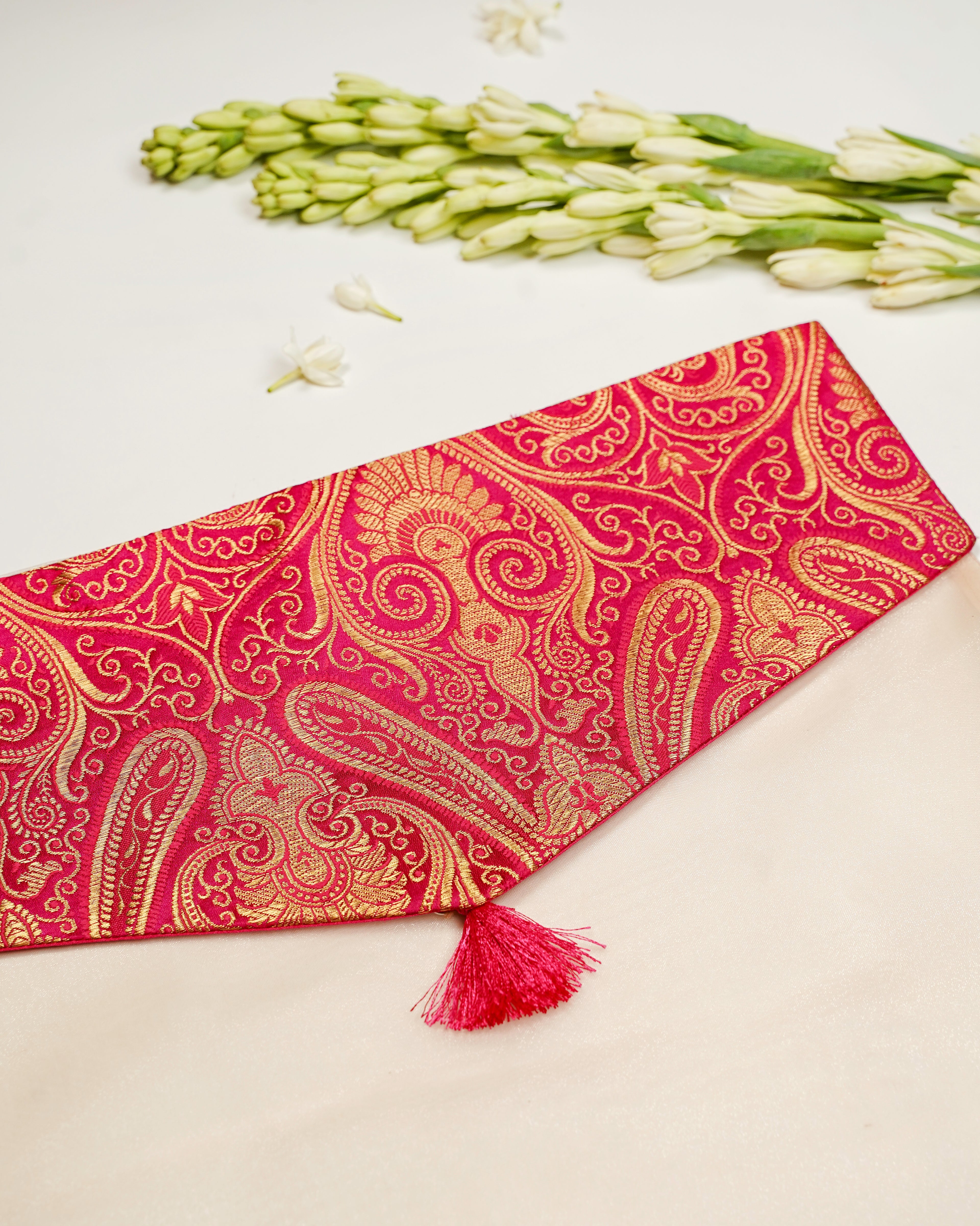 Gulzaar Brocade Silk & Organza Trousseau Bag