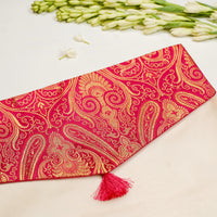 Gulzaar Brocade Silk & Organza Trousseau Bag - Image 3