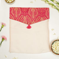 Gulzaar Brocade Silk & Organza Trousseau Bag - Image 2