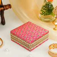 Raani Pink Meenakari Shagun Kada Box - Image 1