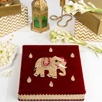 Saaj Elephant Necklace Box - Image 2