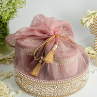 Saanjh Round Tissue Basket - Image 1