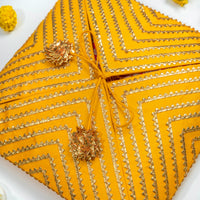 Mehtaab Silk & Gota Trousseau Bag - Image 4
