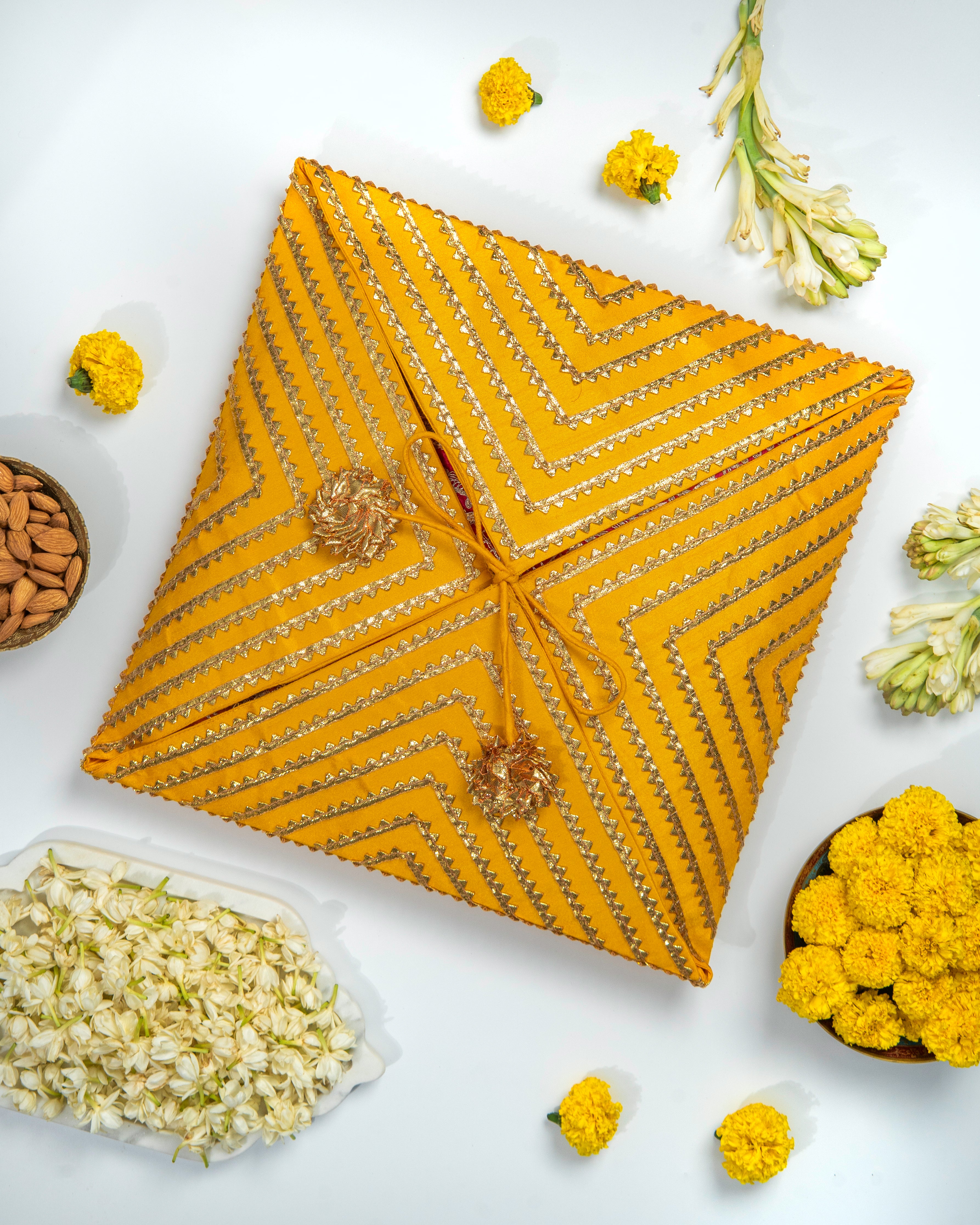 Mehtaab Silk & Gota Trousseau Bag