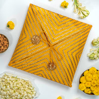 Mehtaab Silk & Gota Trousseau Bag - Image 1