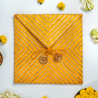 Mehtaab Silk & Gota Trousseau Bag - Image 6