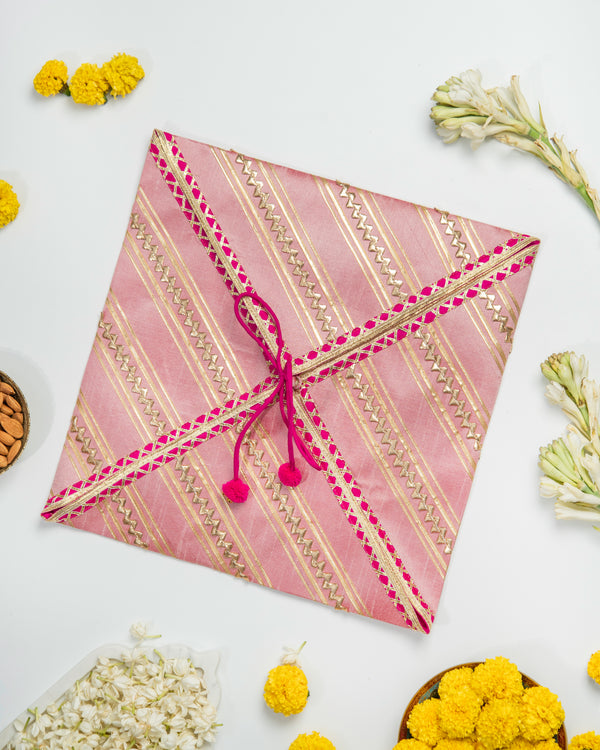 Gulnaaz Silk & Gota Trousseau Gift Bag