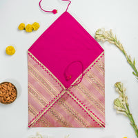 Gulnaaz Silk & Gota Trousseau Gift Bag - Image 2