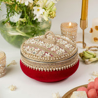 Saanjh Red Ladoo Box - Image 1