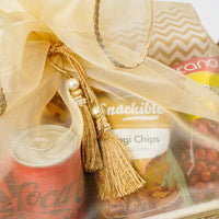 Ivory & Gold Tissue Basket - Image 4