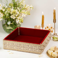 Saanjh Red Potli Gift Set - Image 4