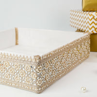 Ivory Mirror Work Tray (Small) - Image 3