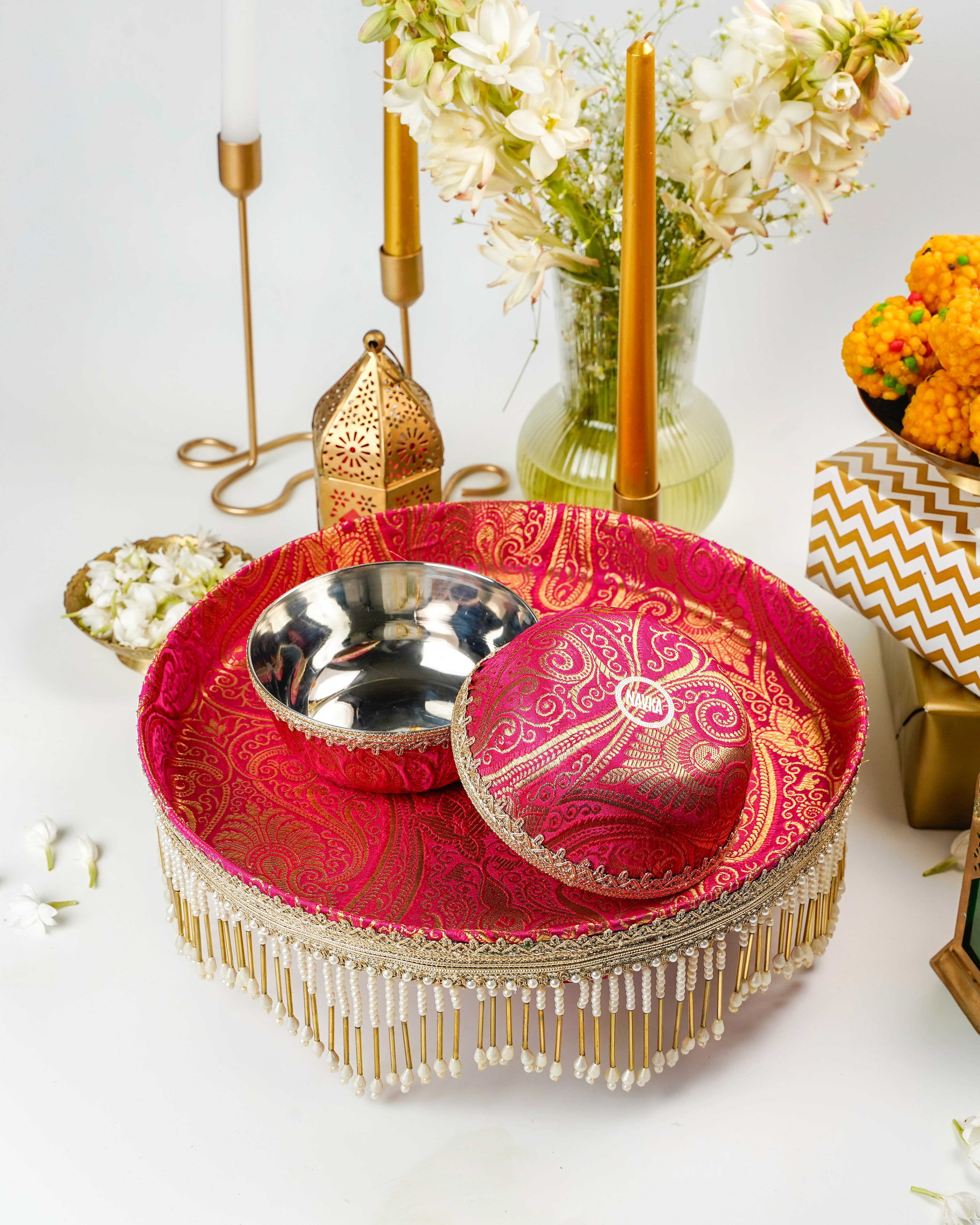 Gulzaar Thaal & 2 Bowl Set